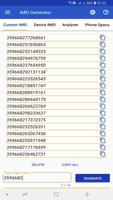 IMEI Generator capture d'écran 1