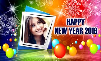 Happy New Year 2019 Frames Affiche