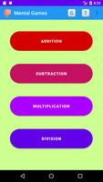 Mental Calculation Beginner En الملصق
