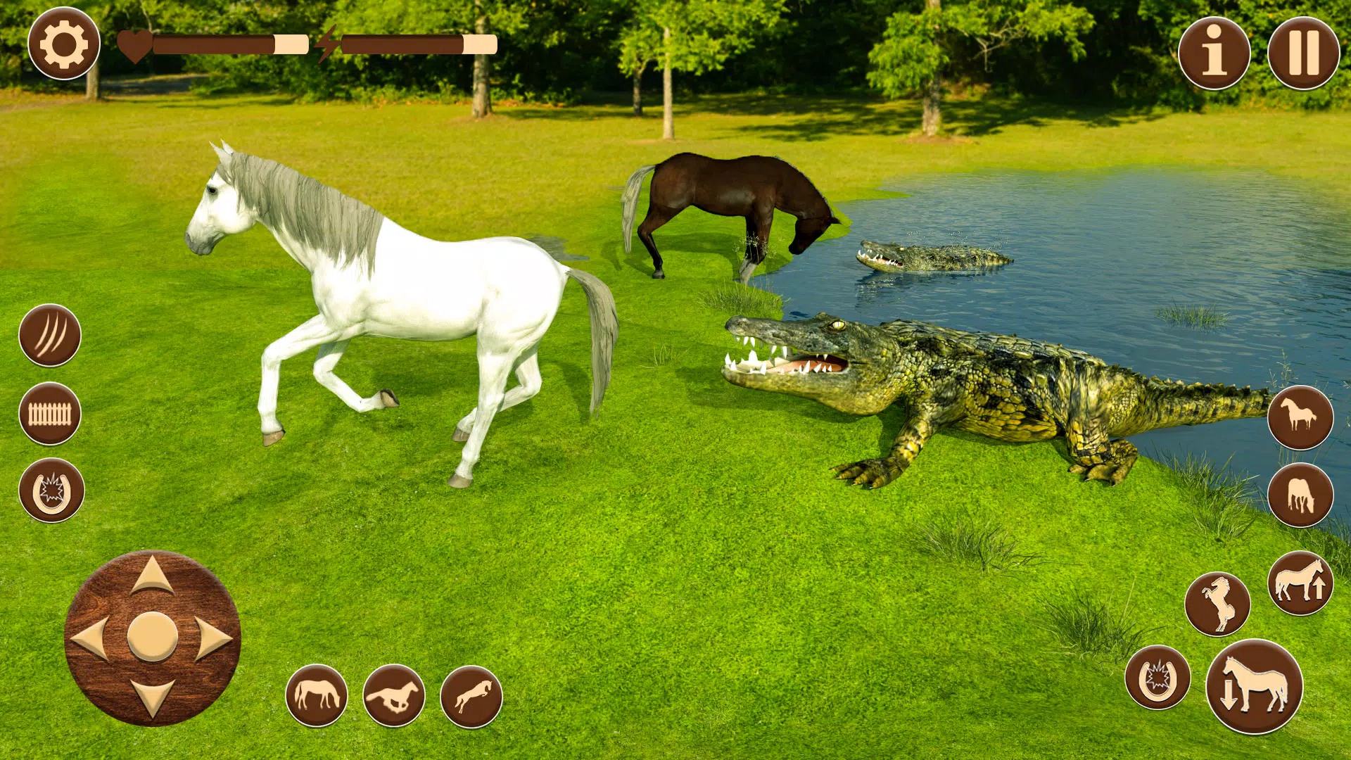 Download do APK de Cavalo Selvagem selva jogo para Android