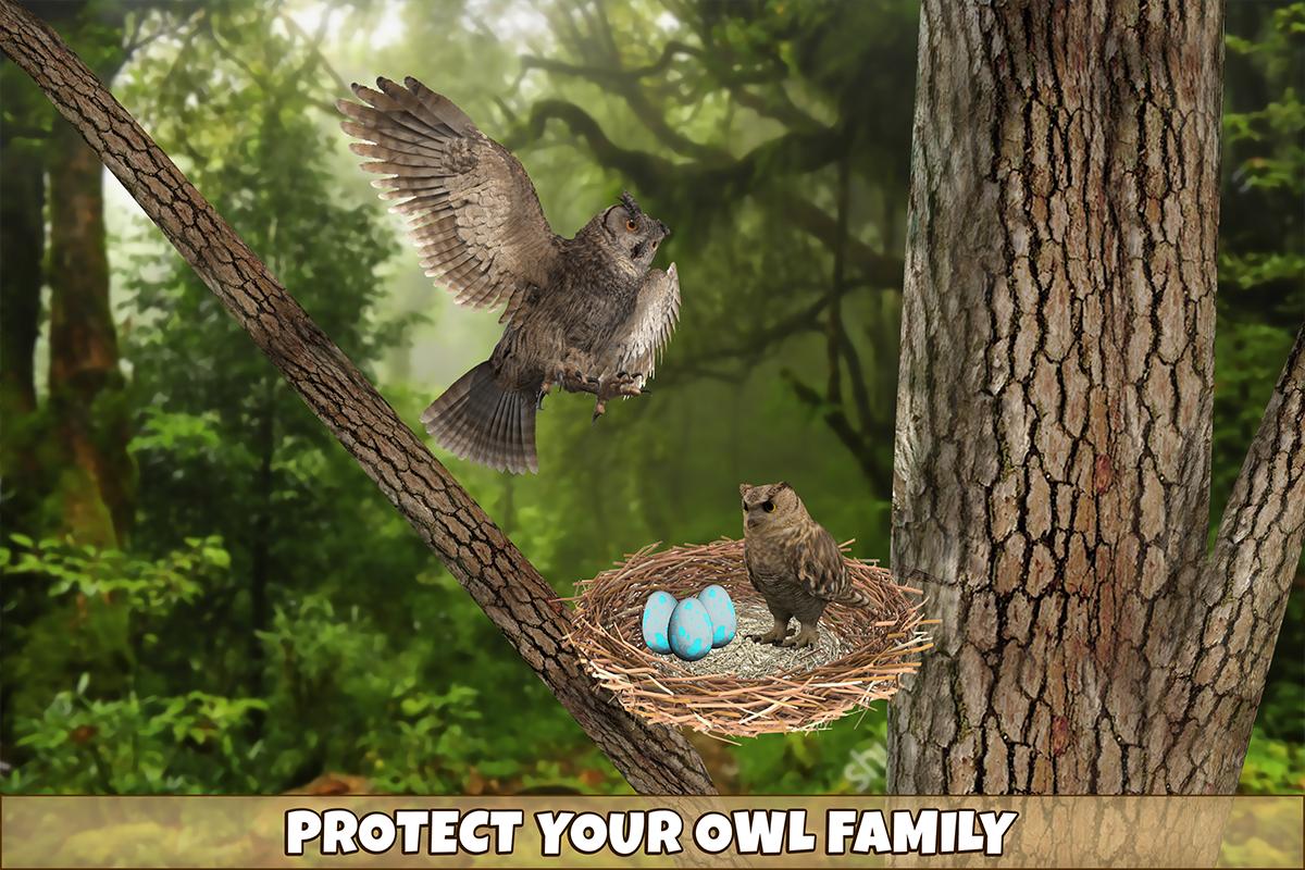 Wild Owl Bird Family Survival For Android Apk Download - roblox feather family build a nest in the sky youtube