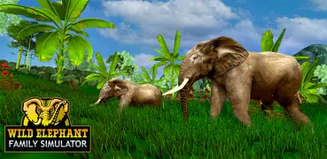 Wild Elephant Family Simulator