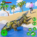 鱷魚遊戲：動物模擬 3D APK