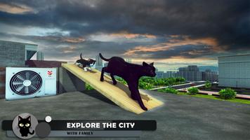 猫家庭模拟器：流浪可爱的小猫游戏 海报