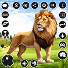 jungle koningen leeuwenspel-icoon