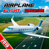 Ville Avion Vol Sim 2019 - Avion Pilote Amusement icône