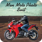 Men Moto Photo Suit ikona