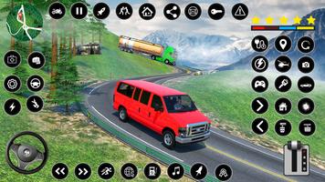 Van Taxi Games Offroad Driving poster