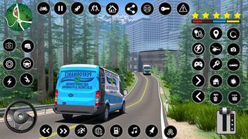 Van Taxi Games Offroad Driving screenshot 2