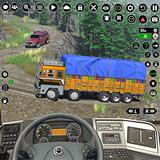 Indisch vrachtwagen spel-icoon