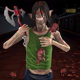 gruseliges Horror-Fluchtspiel Zeichen