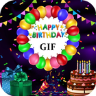 Happy Birthday GIF Image icône