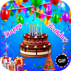 Happy Birthday GIF أيقونة