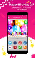 Happy Birthday GIF تصوير الشاشة 3