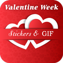 Valentine Day GIF : Valentine Week Stickers Pack APK