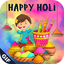 Holi GIF : Holi Stickers For Whatsapp APK