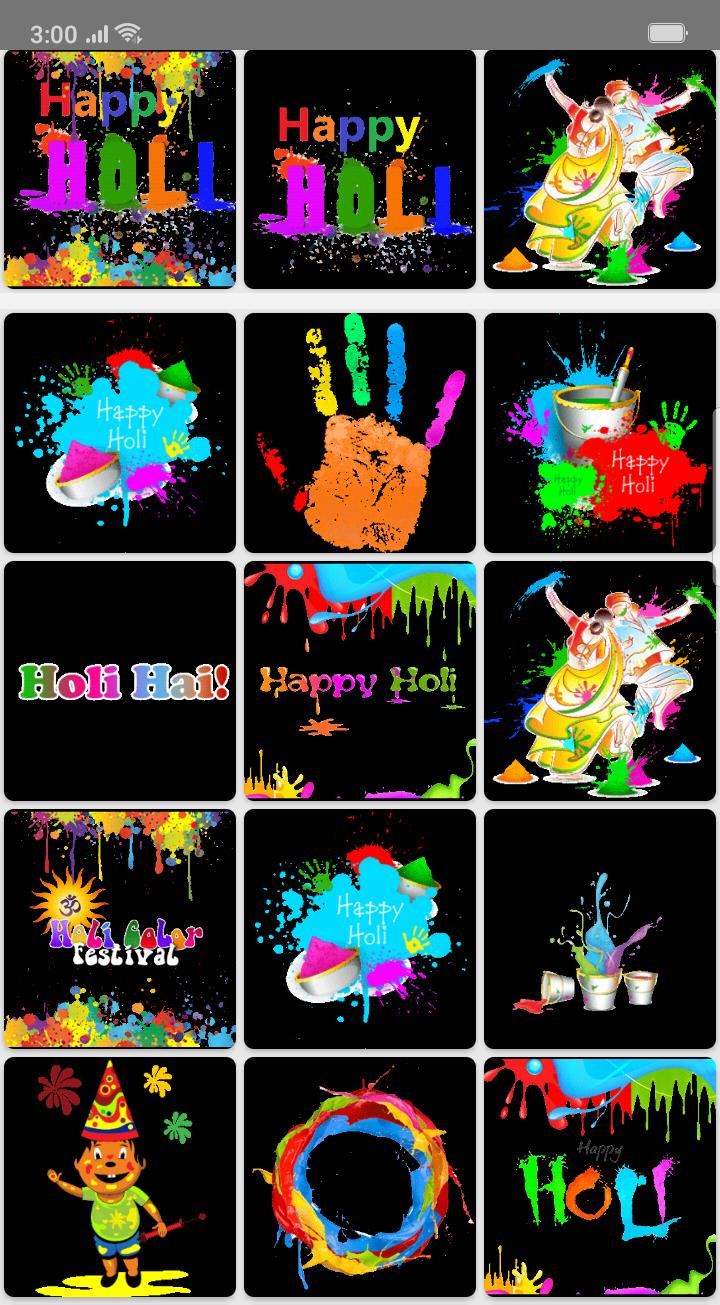 Holi Gif Holi Stickers For Whatsapp For Android Apk Download