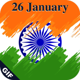 26 January GIF 2020 : Republic Day GIF simgesi