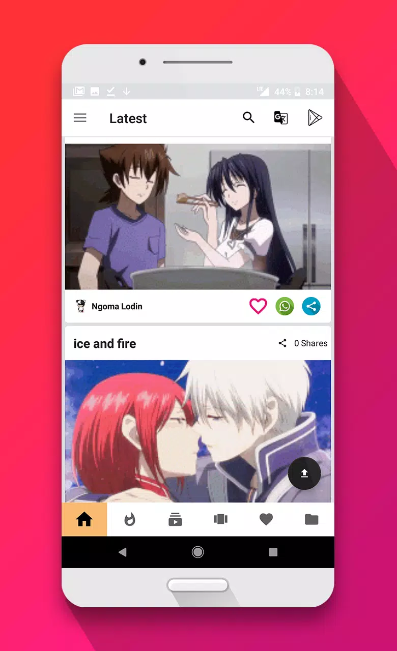 Anime Kissing GIFs