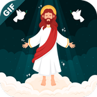 Jesus GIF : Jesus Christ Stickers for Whatsapp icône