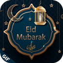 Eid Mubarak GIF : Eid Stickers APK