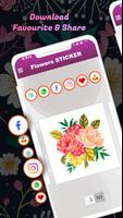 Flowers GIF : Flower Stickers captura de pantalla 2
