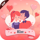 Kiss GIF : Kiss Stickers For Whatsapp آئیکن