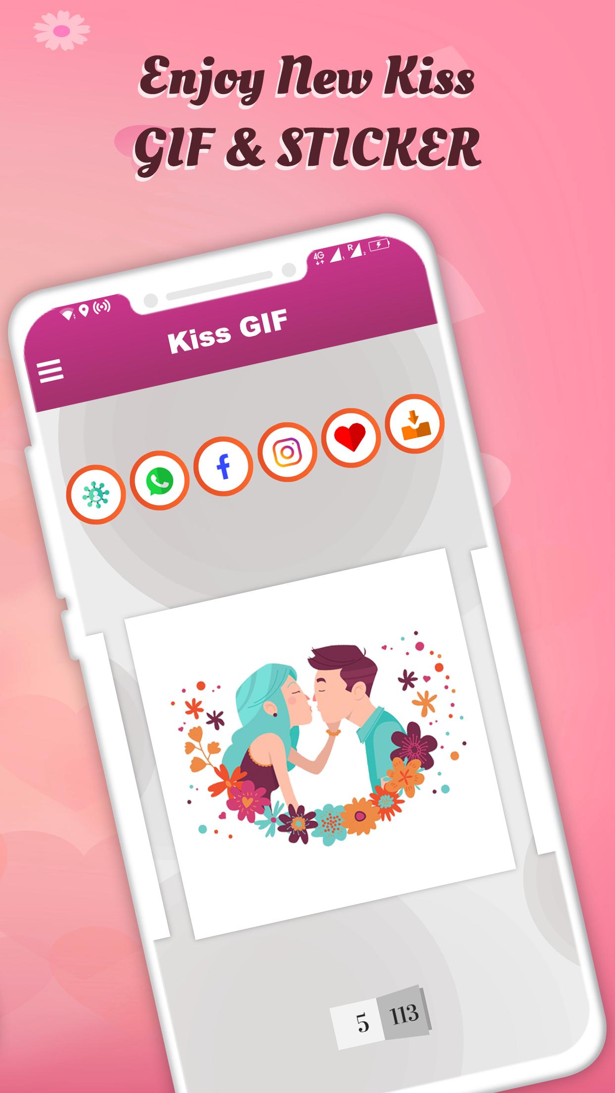 Kiss GIF : Kiss Stickers For Whatsapp for Android - APK Download