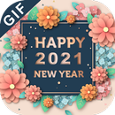 New Year GIF 2021 : New Year Stickers For Whatsapp APK