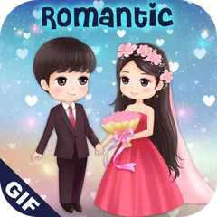 Descargar XAPK de Romantic GIF : Romantic Love Stickers for Whatsapp