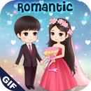 Romantic GIF : Romantic Love Stickers for Whatsapp aplikacja