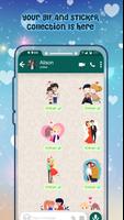 Romantic GIF : Romantic Love Stickers for Whatsapp capture d'écran 1