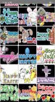 Happy Easter GIF : Easter Stickers For Whatsapp Affiche