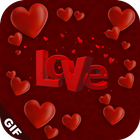 3D Love GIF : Love WAStickers icône