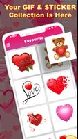 3D Love GIF : Love WAStickers capture d'écran 1