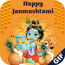 Janmashtami GIF : Krishna Stickers For Whatsapp aplikacja