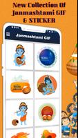 Janmashtami GIF : Krishna Stickers For Whatsapp Plakat
