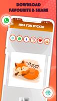 Miss You GIF : Miss You Stickers For WhatAapp capture d'écran 2