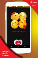 Love Gif Emoji Stickers ポスター