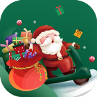Christmas gift play-Give gifts icon