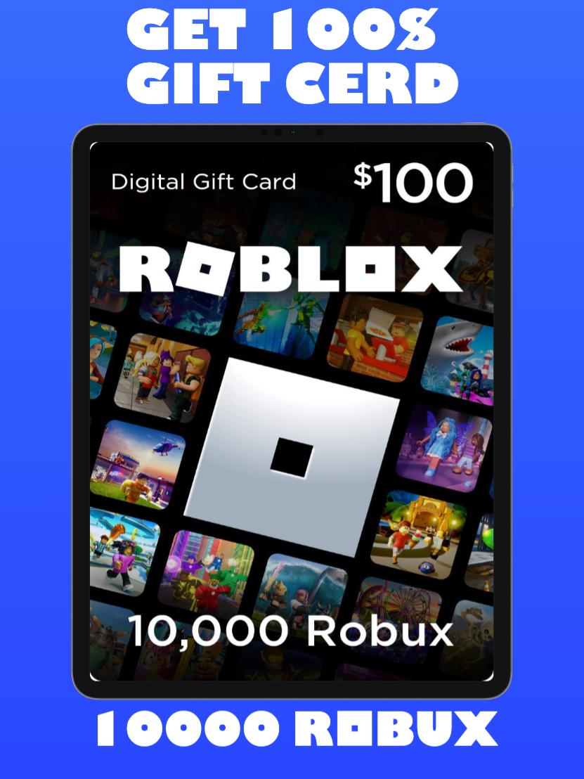 Gift card roblox 1000 robux gratis