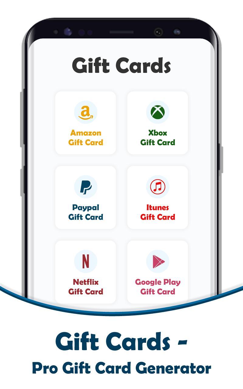Gift Cards Pro Gift Card Generator For Android Apk Download - roblox card generator with money