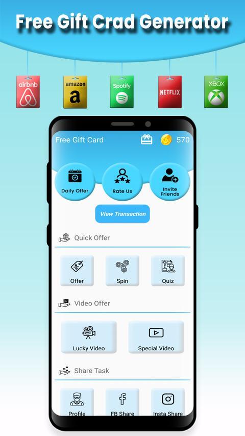 Free Gift Card Generator For Android Apk Download