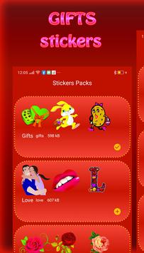 Stickers: gift, love, funny new wastickerspp 2021 screenshot 2