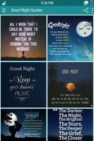 Good Night Quotes Plakat