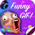 Funny Gif Stickers For WhatsApp アイコン