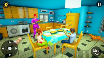 Jeux de Maman Famille Riche 3D capture d'écran 3