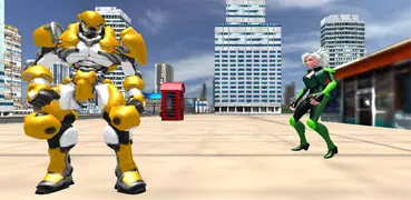 Flying Robot Transform Game