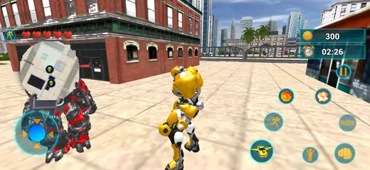 Flying Robot Transform Game XAPK download