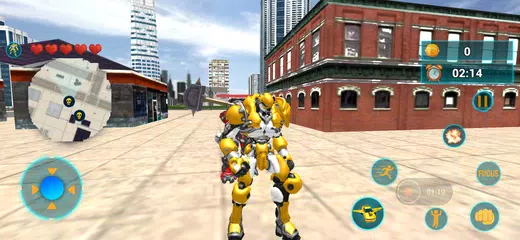 Flying Robot Transform Game XAPK download